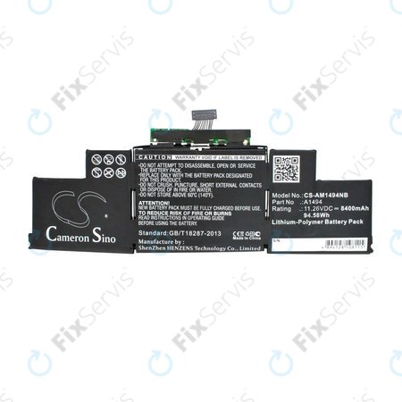 Apple MacBook Pro 15" A1398 (Late 2013 - Mid 2014) - Batéria A1494 8400mAh HQ