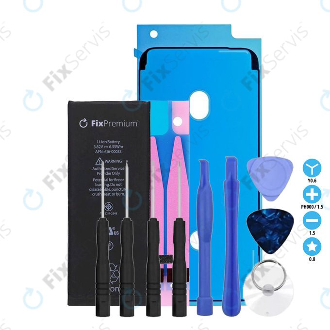 Apple iPhone 6S - Batéria 1715mAh FixPremium + Lepka pod Batériu + Lepka pod LCD + Set Náradia - Multipack
