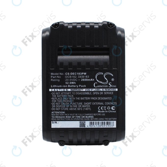 DeWalt DC, DW-series - Batéria DCB182, DCB183 2600mAh HQ