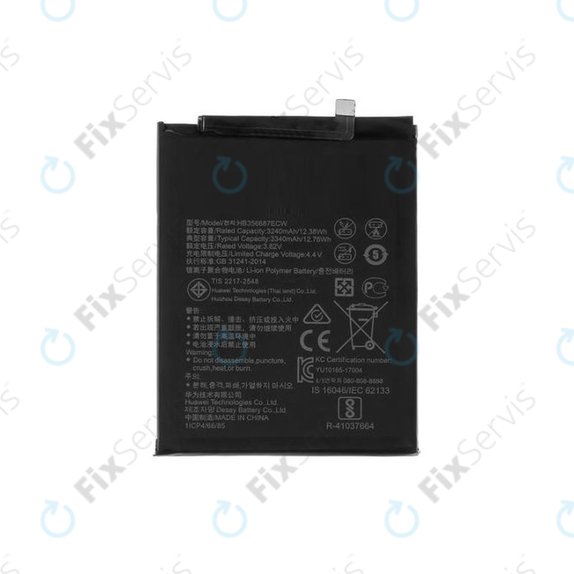 Huawei Mate 10 Lite, Honor 7X, Nova 2 Plus, P Smart Plus (Nova 3i), P30 Lite, P30 Lite 2020 - Batéria HB356687ECW 3340mAh