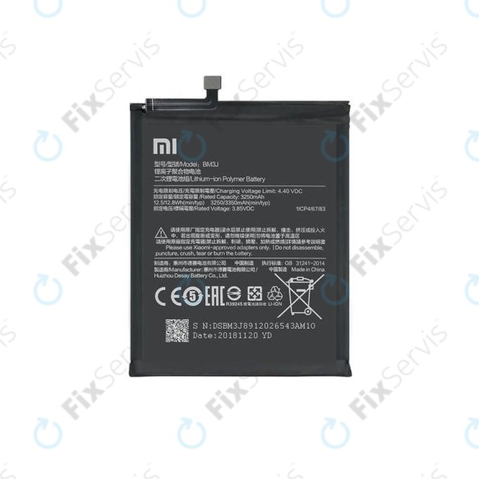 Xiaomi Mi 8 Lite - Batéria BM3J 3350mAh - 46BM3JA02018 Genuine Service Pack