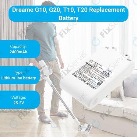 Xiaomi Dreame G10, G20, T10, T20 - Batéria 3027689 Li-Ion 25.2V 2400mAh HQ