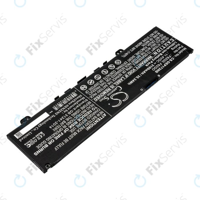 Batéria pre Dell Inspiron 13, 7373, Vostro 13, 3100mAh, Li-Ion, 11.4V, F62G0, HQ