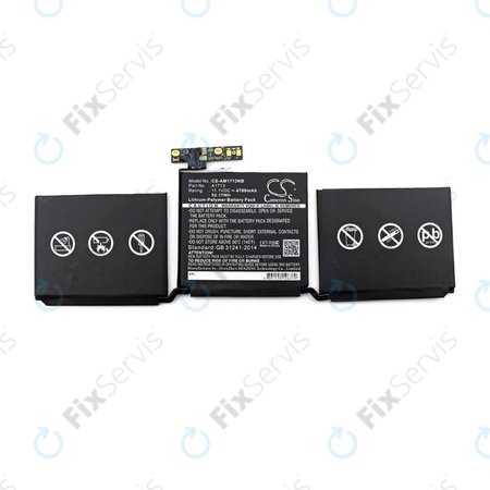 Apple MacBook Pro 13" A1708 (Late 2016 - Mid 2017) - Batéria A1713 4700mAh HQ