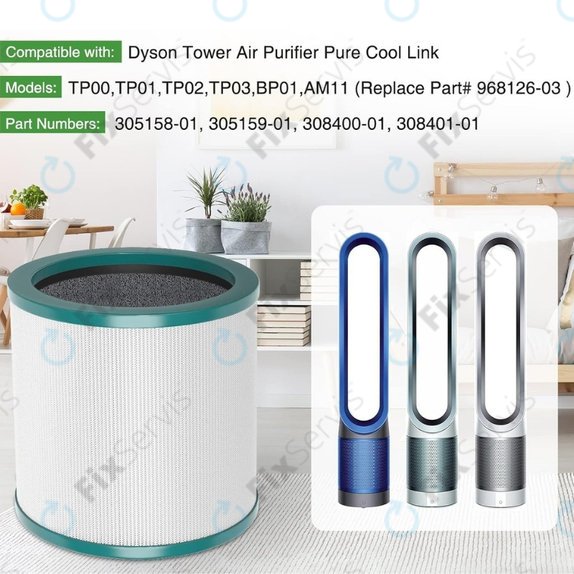 Dyson Purifier Cool-series, Pure Cool-series - HEPA filter (Aktívny uhlík)