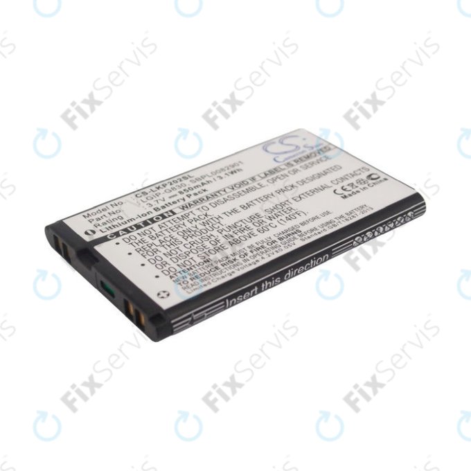 Batéria pre LG KG120, 850mAh, Li-Ion, 3.7V, LGIP-G830, HQ