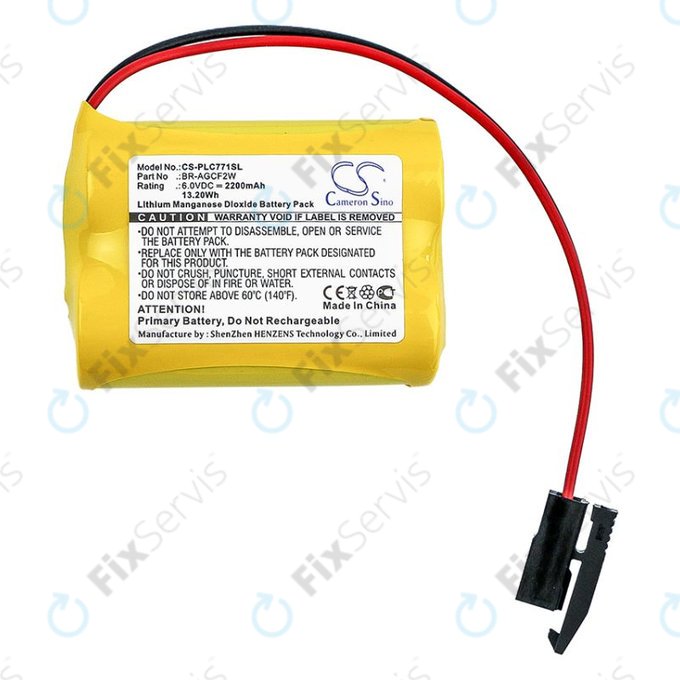 Batéria pre GE A06b-6093-K001, 2200mAh, Li-MnO2, 6V, BR-AGCF2W, HQ