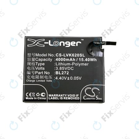 Batéria pre Lenovo K6 Power, 4000mAh, Li-Pol, 3.85V, BL272, HQ