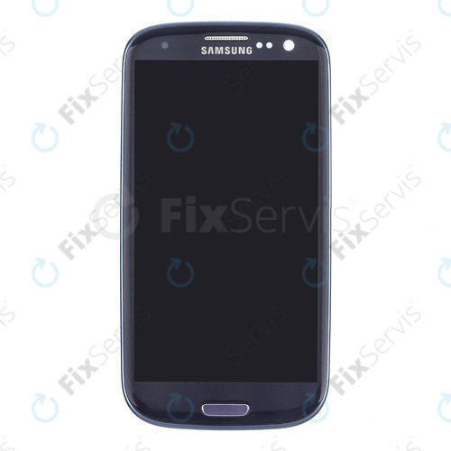 Samsung Galaxy S3 i9300 - LCD Displej + Dotykové Sklo + Rám (Pebble Blue) OLED