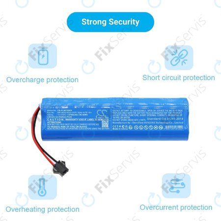 Xiaomi Roidmi EVE Plus, Viomi, Lydsto, Proscenic, Tefal - Batéria NR18650 M26-4S2P, SUN-INTE-181, H18650CH-4S2P Li-Ion 14.4V 6700mAh HQ