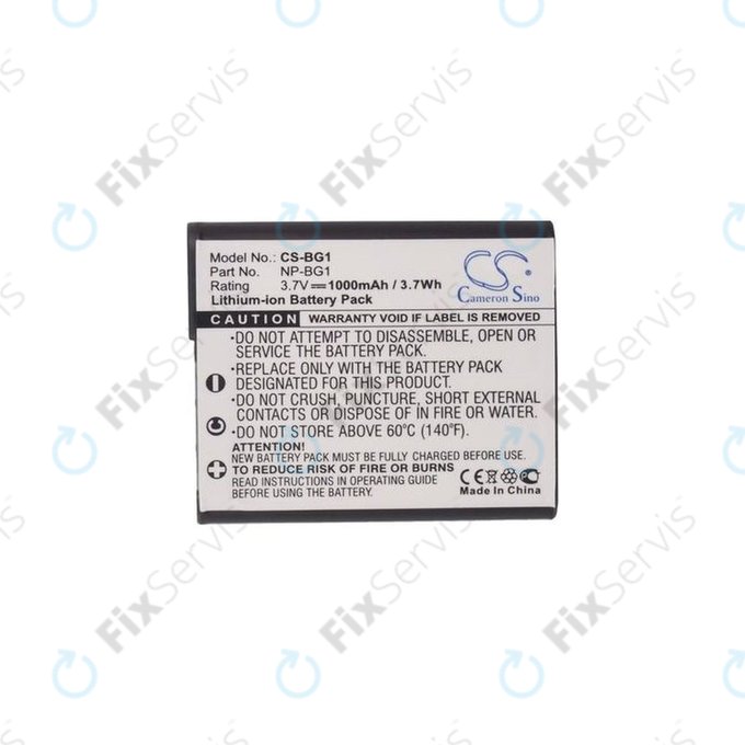 Sony Cyber-shot DSC-N1, N2, WT300, WX1, WX10, H-series, HX-series, T-series, W-series - Batéria NP-BG1 / NP-FG1 Li-Ion 1000mAh HQ