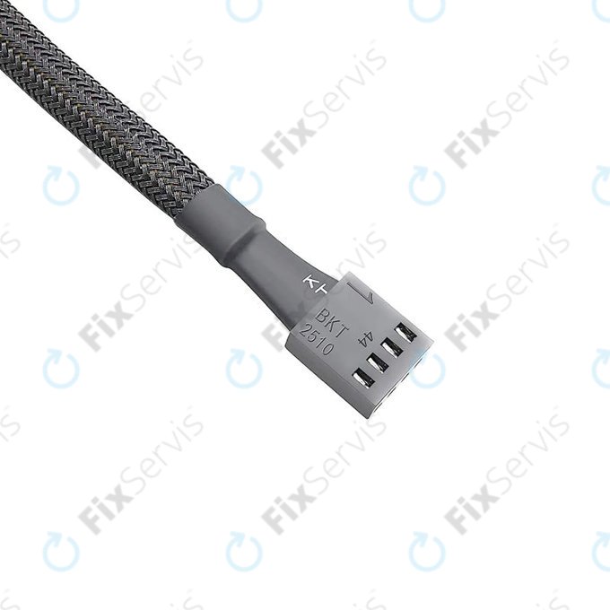 PWM rozbočovač ventilátorov, 4-pin, 5-portový