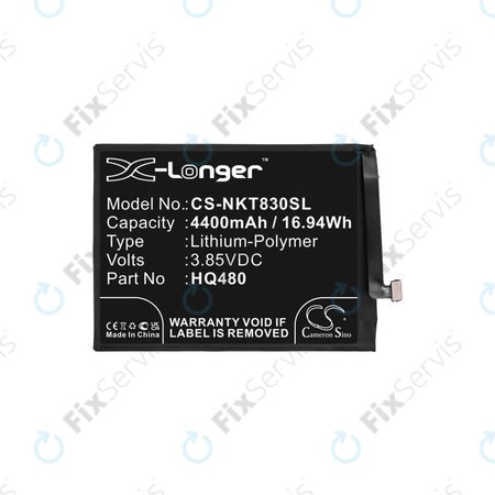 Batéria pre Nokia 8.3 2020 5G, 4400mAh, Li-Pol, 3.85V, HQ480, HQ