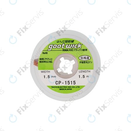 Goot CP-1515 - Lanko na Odsávanie Cínu - 1.5mm