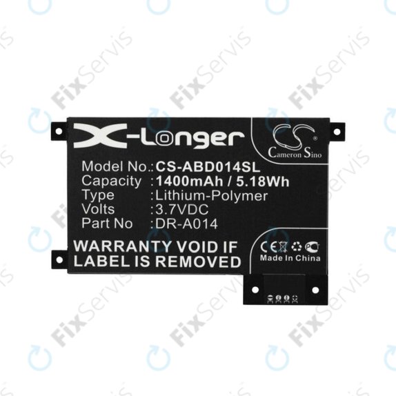 Amazon Kindle Touch, Touch 4th - Batéria DR-A014, 170-1056-00 1400mAh HQ