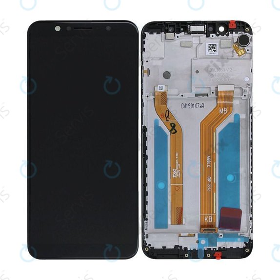 Asus Zenfone Max Pro ZB602KL (X00TD) - LCD Displej + Dotykové Sklo + Rám (Deepsea Black) - 90AX00T1-R20010 Genuine Service Pack
