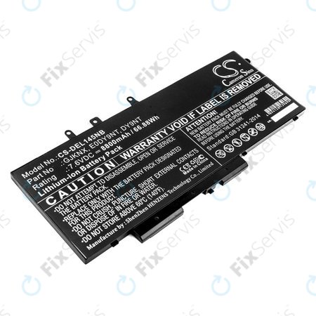 Batéria pre Dell Latitude 14 5490, Latitude 14 5491, 8800mAh, Li-Ion, 7.6V, 00JWGP, HQ