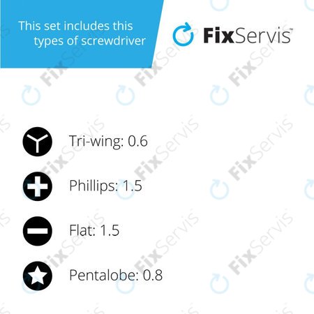 FixPremium - Jednoduchý Set Náradia pre Montáž Mobilných Telefónov 9v1