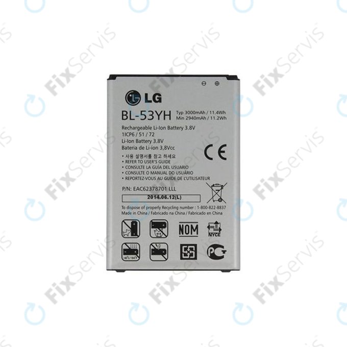 LG G3 D855 - Batéria BL-53YH 3000mAh