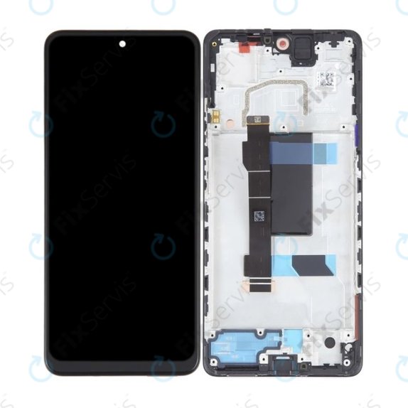 Xiaomi Redmi Note 12 Pro 5G - LCD Displej + Dotykové Sklo + Rám (Midnight Black) TFT
