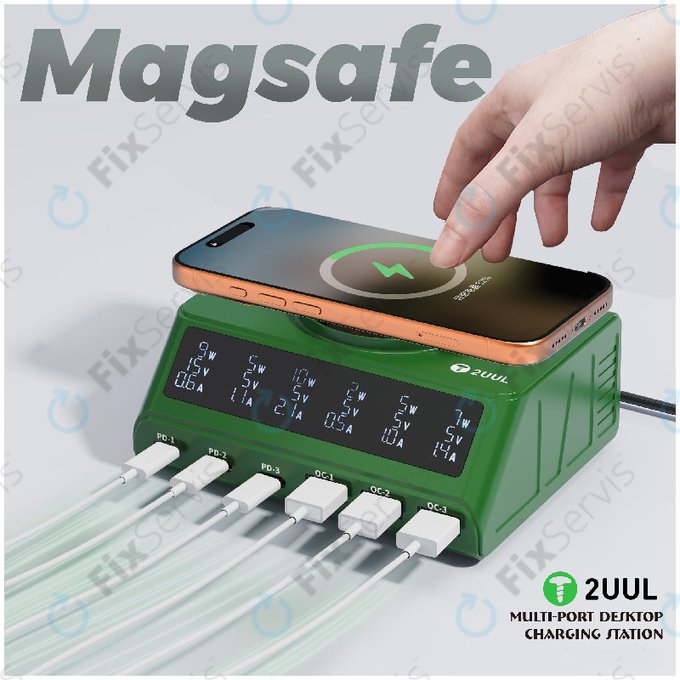 Stolová viacportová nabíjačka, 2UUL PC11