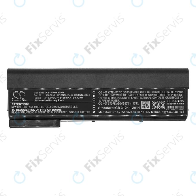 Batéria pre HP ProBook 640 G1, 650 G1, 655 G1, 645 G1, 8400mAh, Li-Ion, 10.8V, CA06XL, HQ
