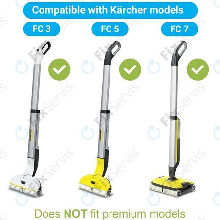 Kärcher FC 3, FC 5, FC 7 - Sada Valcov na Všetky Typy Povrchov (Yellow)