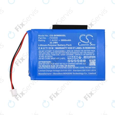 Batéria pre Satlink WS-6902, WS-6905, 3000mAh, Li-Pol, 7.4V, F03409, HQ