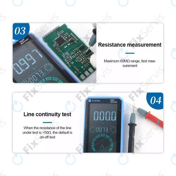 Sunshine DT-21N - Dotykový Multimeter