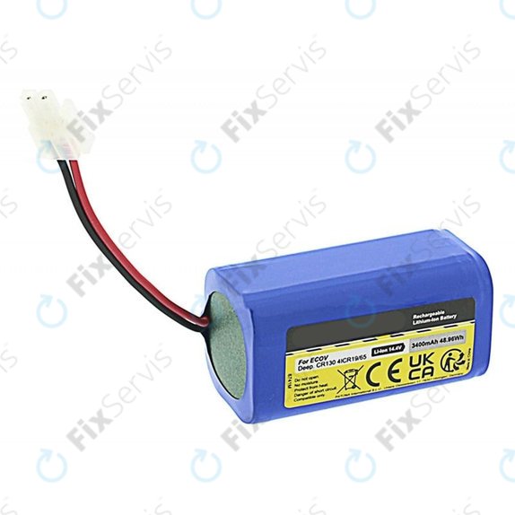 Ecovacs Deebot CEN-series, CR-series, N79-series, X500-series - Batéria 4ICR19/65 Li-Ion 14.8V 3400mAh