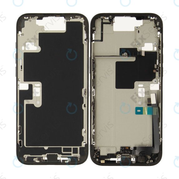 Stredný Rám s Batériou pre iPhone 16 Pro Max | Black Titanium | ZD076-00693 | Genuine Apple