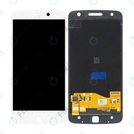 Motorola Moto Z XT1650 - LCD Displej + Dotykové Sklo (White) TFT