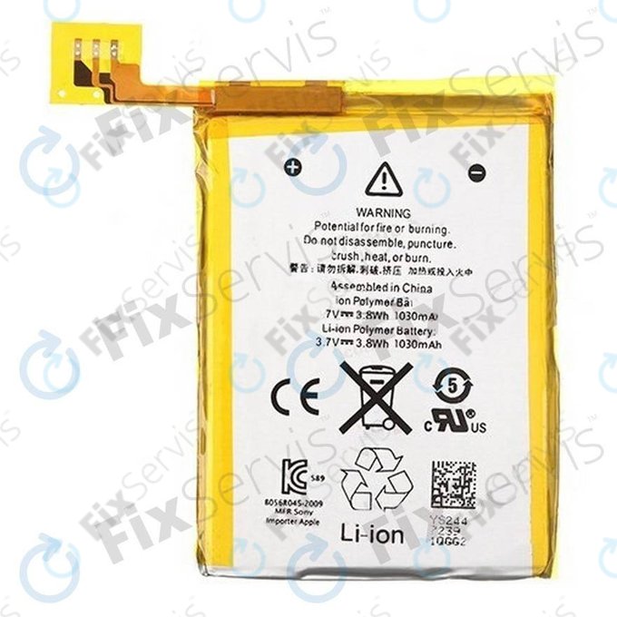 Apple iPod Touch (5th Gen) - Nabíjací Konektor + Flex Kábel (White)