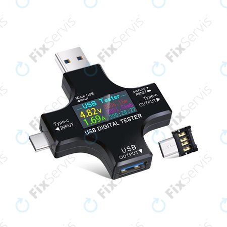 Eversame 2in1 - USB Tester a Multimeter (USB-C a USB 3.0)