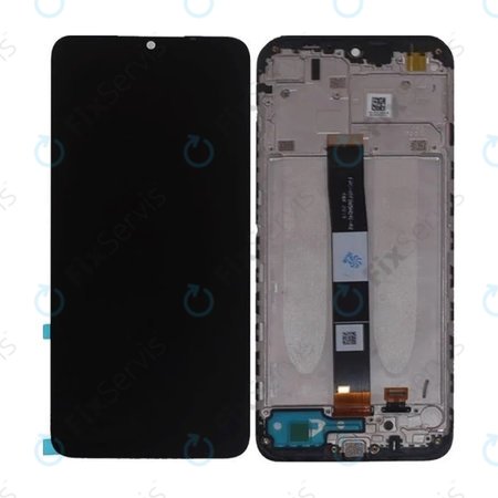 Xiaomi Redmi 9A - LCD Displej + Dotykové Sklo + Rám (Black) TFT