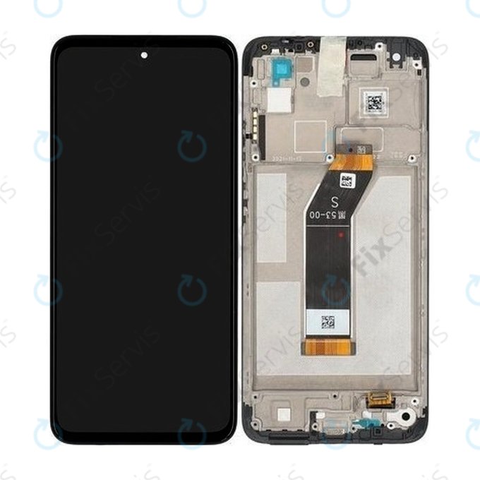 Xiaomi Redmi 10 (2022) 21121119SG 22011119UY - LCD Displej + Dotykové Sklo + Rám (Carbon Gray) - 560001K19S00 Genuine Service Pack