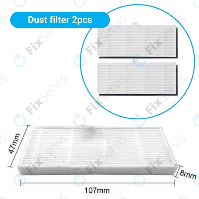 Xiaomi Viomi S9, Proscenic M7 Pro, M7 Max, M8 Pro - Štandardný Set (Čierny)