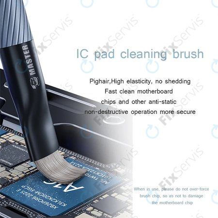 Mechanic - Oceľová kefka PCB/BGA pre čistenie IC podložiek a odstránenie lepidla