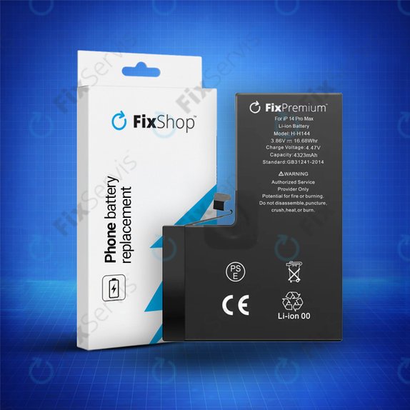 Batéria pre iPhone 14 Pro Max, 4323mAh, A2830, FixPremium