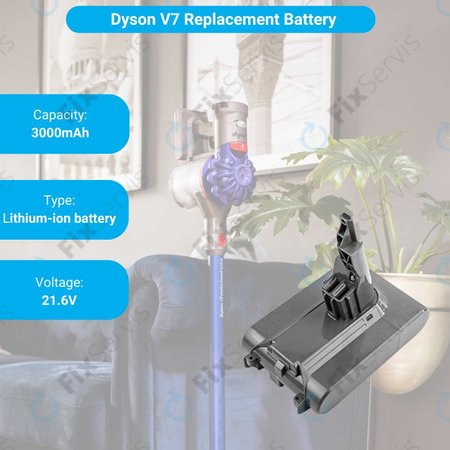 Dyson V7 - Batéria 968670-02, 968670-03 Li-Ion 21.6V 3000mAh