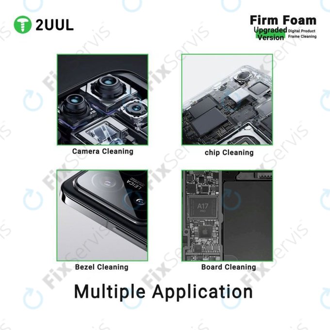 2UUL SC07 - Vysokohustotné čistiace podložky pre kameru, čipy a PCB (500ks)