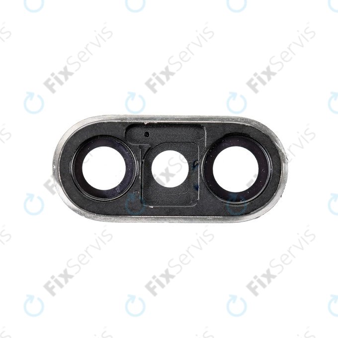 Apple iPhone XS Max - Sklíčko Kamery s Rámom (Silver)