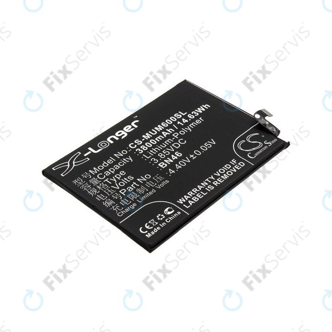 Xiaomi Redmi Note 8T, Redmi 7, Redmi 8A - Batéria BN46 3800mAh HQ