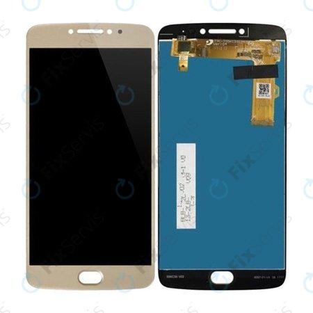 Motorola Moto E4 Plus XT1771 - LCD Displej + Dotykové Sklo (Gold) TFT