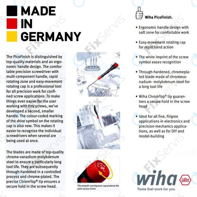 Wiha PicoFinish® 267P - Presný Skrutkovač - Torx T4