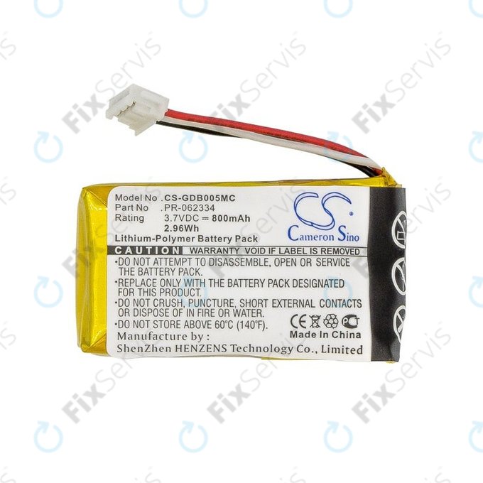 Batéria pre GoPro Hero +, 800mAh, Li-Polymer, 3.7V, PR-062334, HQ