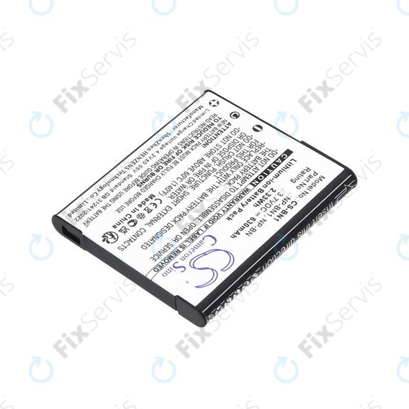 Batéria pre Sony Cyber-Shot DSC-TX20, TX9, 630mAh, Li-Ion, 3.7V, NP-BN1, HQ
