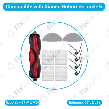 Xiaomi Roborock Q7 M5, Q7 M5+, Q7 L5, Q7 L5+ - Kompletný set