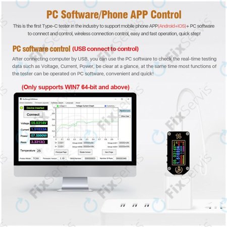 Joy-it JT-TC66C - Multifunkčný Multimeter (USB-C)