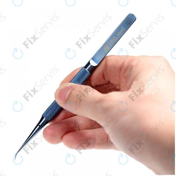 2UUL BlueT Curved Head - Titánová Pinzeta so Zakrivenou Hlavou (Hrot 0.1mm)